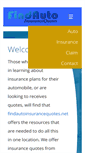 Mobile Screenshot of findautoinsurancequotes.net